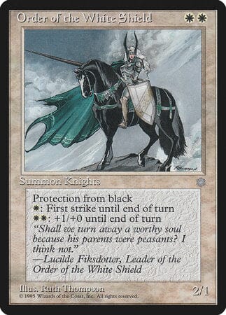 Order of the White Shield [Ice Age] MTG Single Magic: The Gathering  | Multizone: Comics And Games