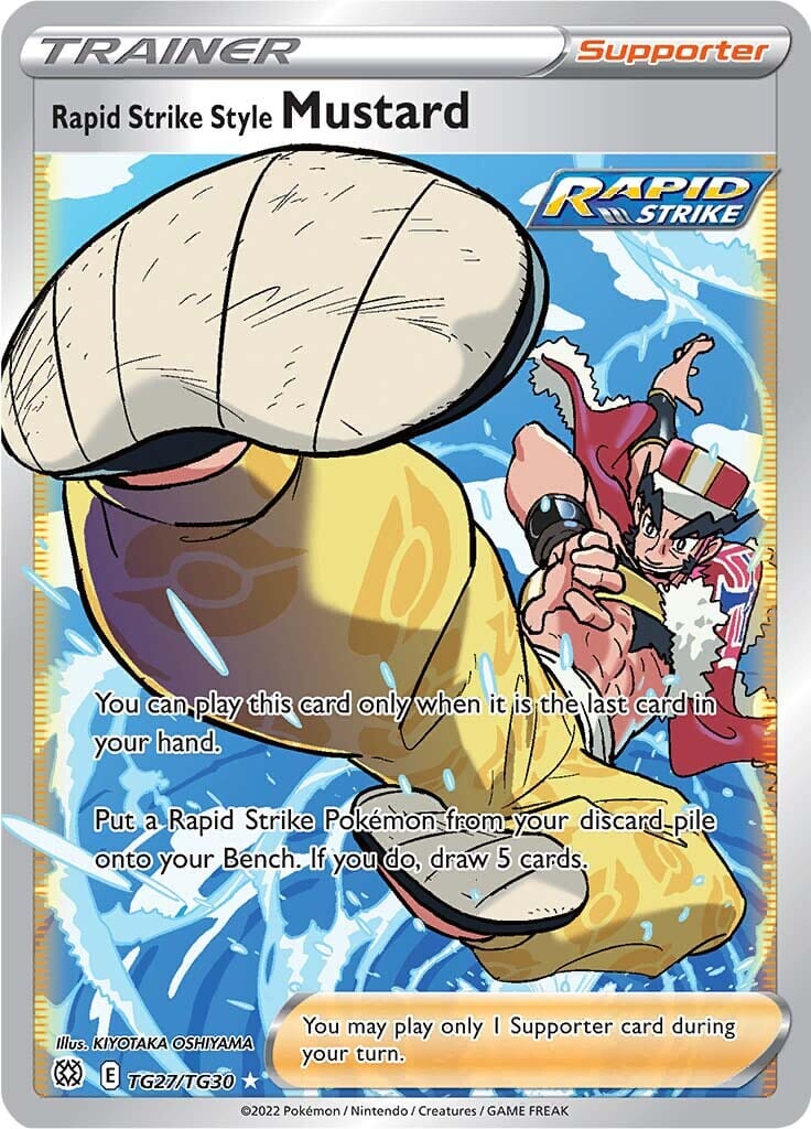 Rapid Strike Style Mustard (TG27/TG30) [Sword & Shield: Brilliant Stars] Pokemon Single Pokémon  | Multizone: Comics And Games