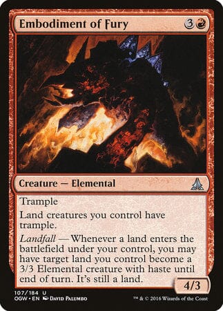 Embodiment of Fury [Oath of the Gatewatch] MTG Single Magic: The Gathering  | Multizone: Comics And Games