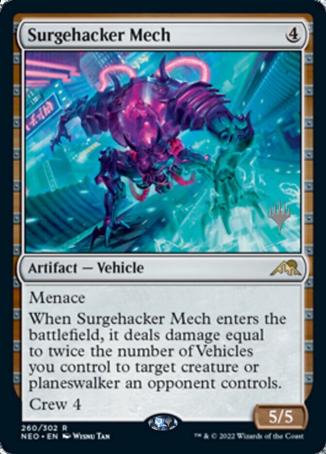 Surgehacker Mech (Promo Pack) [Kamigawa: Neon Dynasty Promos] MTG Single Magic: The Gathering  | Multizone: Comics And Games