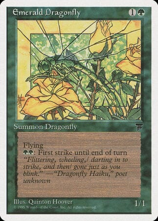 Emerald Dragonfly [Chronicles] MTG Single Magic: The Gathering  | Multizone: Comics And Games