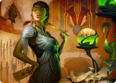 Mari, the Killing Quill Art Card [Streets of New Capenna Art Series] MTG Single Magic: The Gathering  | Multizone: Comics And Games