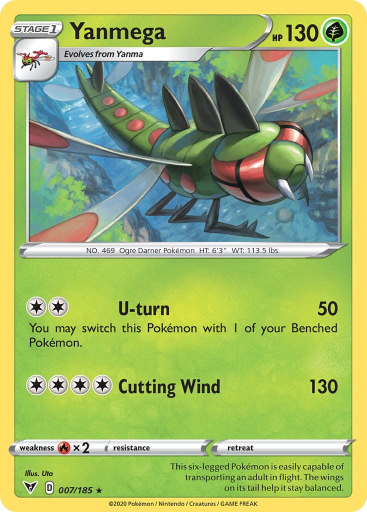 Yanmega (007/185) [Sword & Shield: Vivid Voltage] Pokemon Single Pokémon  | Multizone: Comics And Games