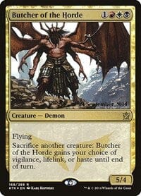 Butcher of the Horde [Khans of Tarkir Promos] MTG Single Magic: The Gathering  | Multizone: Comics And Games