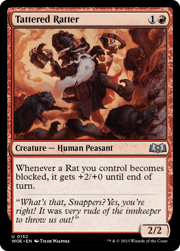 Tattered Ratter [Wilds of Eldraine] MTG Single Magic: The Gathering  | Multizone: Comics And Games