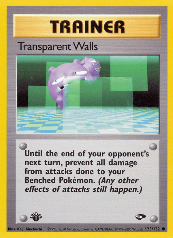 Transparent Walls (125/132) [Gym Challenge 1st Edition] Pokemon Single Pokémon  | Multizone: Comics And Games