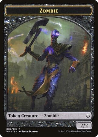 Zombie Token [War of the Spark Tokens] MTG Single Magic: The Gathering  | Multizone: Comics And Games