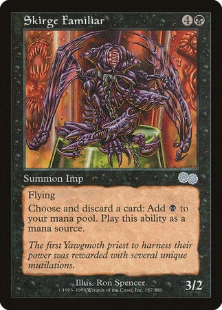 Skirge Familiar [Urza's Saga] MTG Single Magic: The Gathering  | Multizone: Comics And Games