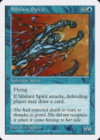 Sibilant Spirit [Fifth Edition] MTG Single Magic: The Gathering  | Multizone: Comics And Games
