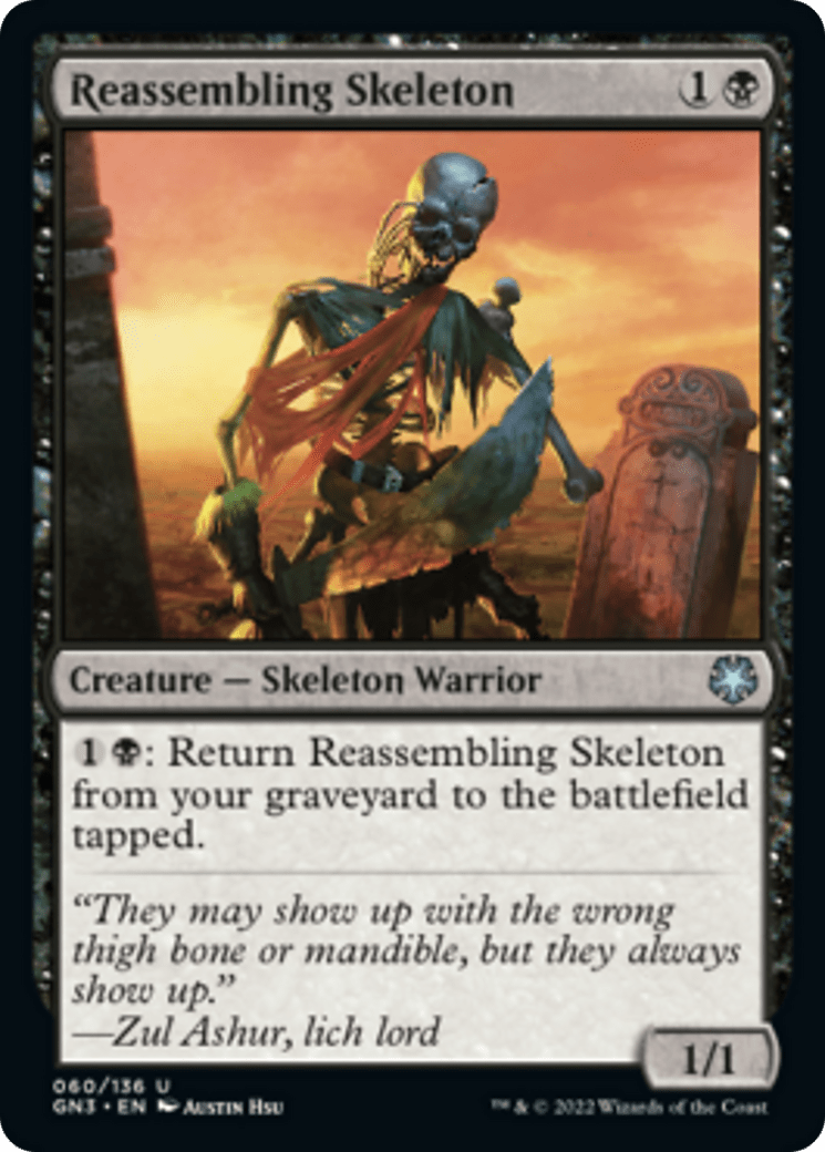 Reassembling Skeleton [Game Night: Free-for-All] MTG Single Magic: The Gathering  | Multizone: Comics And Games