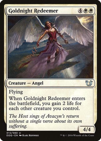 Goldnight Redeemer [Duel Decks: Blessed vs. Cursed] MTG Single Magic: The Gathering  | Multizone: Comics And Games