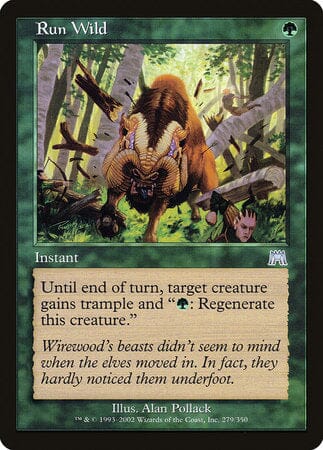Run Wild [Onslaught] MTG Single Magic: The Gathering  | Multizone: Comics And Games