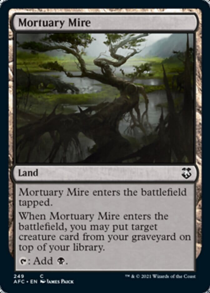 Mortuary Mire [Dungeons & Dragons: Adventures in the Forgotten Realms Commander] MTG Single Magic: The Gathering  | Multizone: Comics And Games