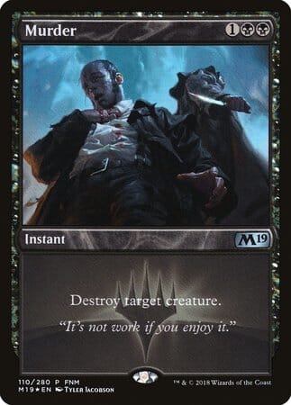 Murder [Core Set 2019 Promos] MTG Single Magic: The Gathering  | Multizone: Comics And Games