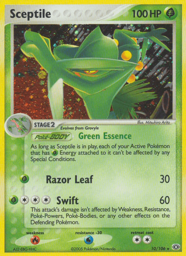 Sceptile (10/106) [EX: Emerald] Pokemon Single Pokémon  | Multizone: Comics And Games