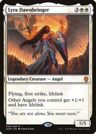 Lyra Dawnbringer [Dominaria] MTG Single Magic: The Gathering  | Multizone: Comics And Games