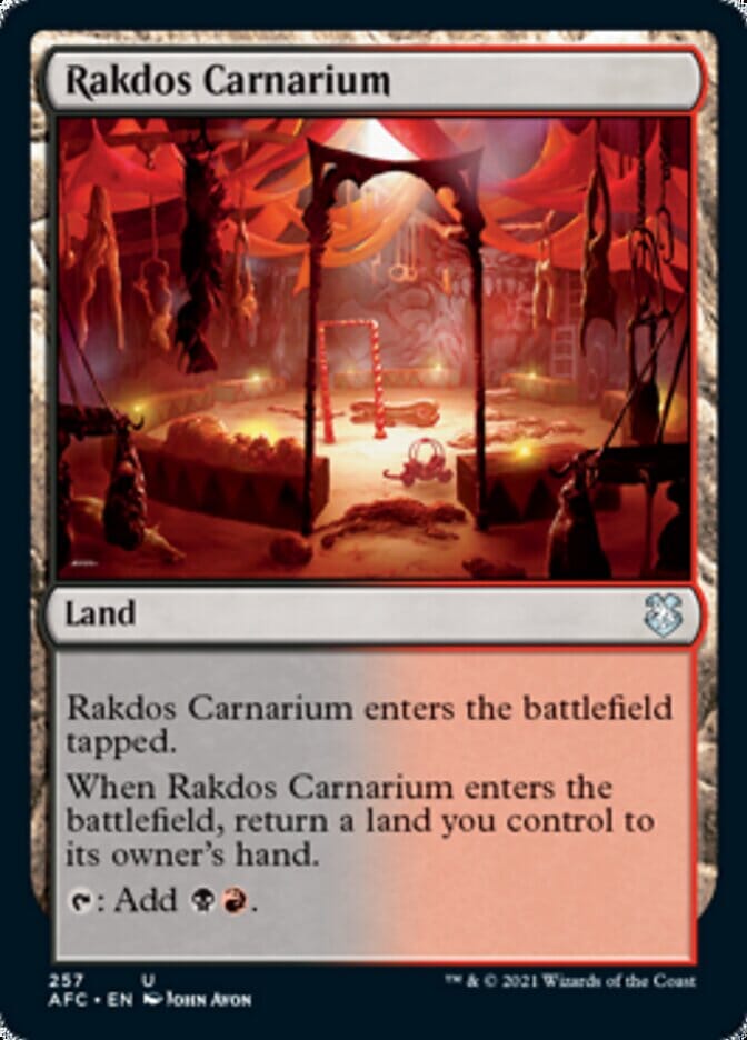 Rakdos Carnarium [Dungeons & Dragons: Adventures in the Forgotten Realms Commander] MTG Single Magic: The Gathering  | Multizone: Comics And Games