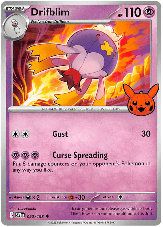 Drifblim (090/198) [Trick or Trade 2023] Pokemon Single Pokémon  | Multizone: Comics And Games