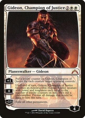 Gideon, Champion of Justice [Gatecrash] MTG Single Magic: The Gathering  | Multizone: Comics And Games