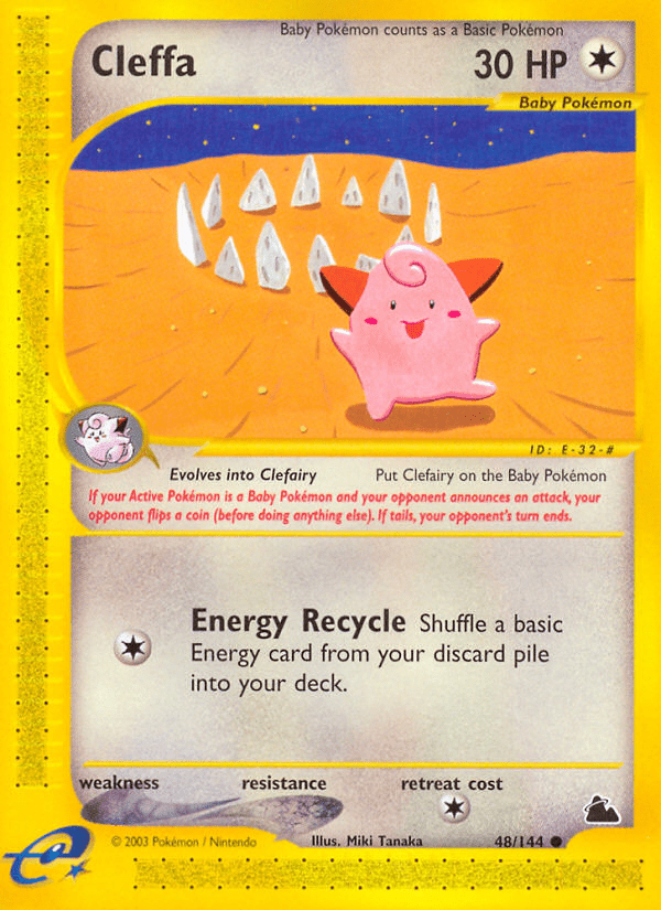 Cleffa (48/144) [Skyridge] Pokemon Single Pokémon  | Multizone: Comics And Games