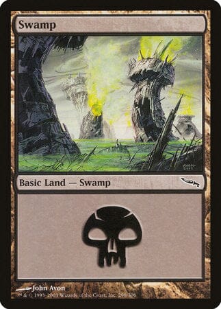 Swamp (298) [Mirrodin] MTG Single Magic: The Gathering  | Multizone: Comics And Games