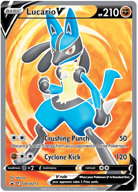 Lucario V (SWSH213) [Sword & Shield: Black Star Promos] Pokemon Single Pokémon  | Multizone: Comics And Games