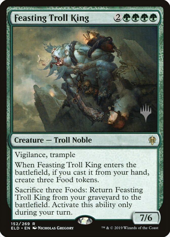 Feasting Troll King (Promo Pack) [Throne of Eldraine Promos] MTG Single Magic: The Gathering  | Multizone: Comics And Games