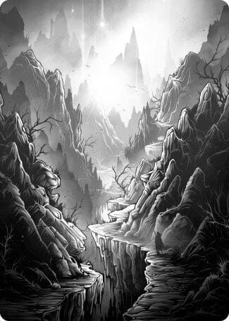 Mountain Art Card [Innistrad: Midnight Hunt Art Series] MTG Single Magic: The Gathering  | Multizone: Comics And Games