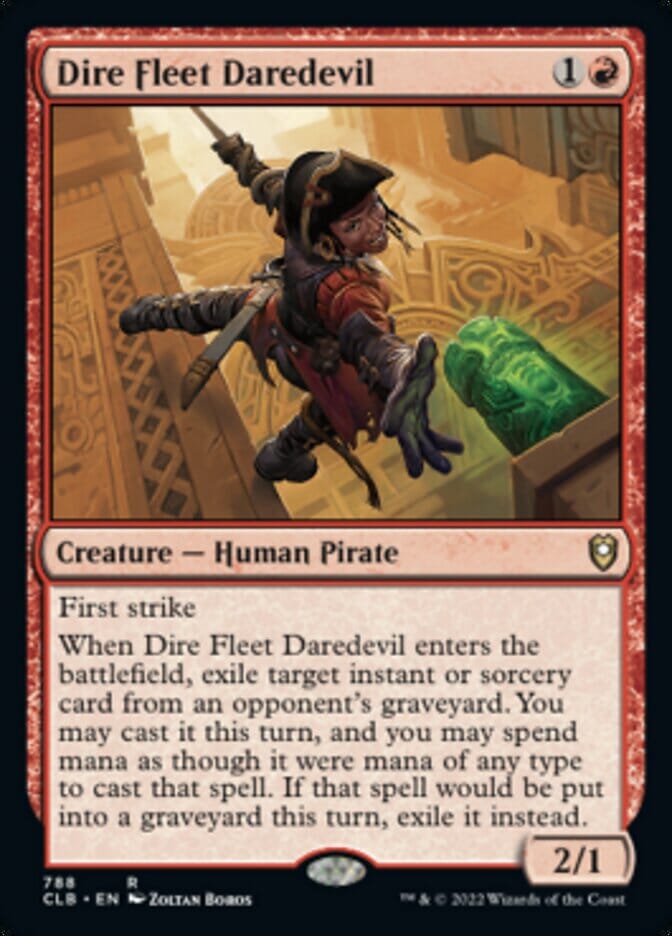 Dire Fleet Daredevil [Commander Legends: Battle for Baldur's Gate] MTG Single Magic: The Gathering  | Multizone: Comics And Games