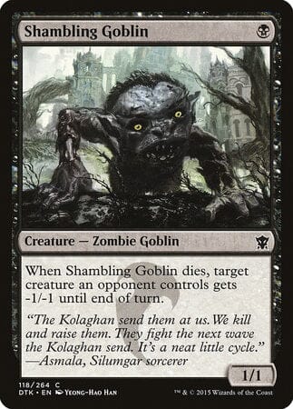Shambling Goblin [Dragons of Tarkir] MTG Single Magic: The Gathering  | Multizone: Comics And Games
