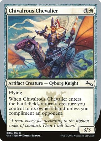 Chivalrous Chevalier [Unstable] MTG Single Magic: The Gathering  | Multizone: Comics And Games