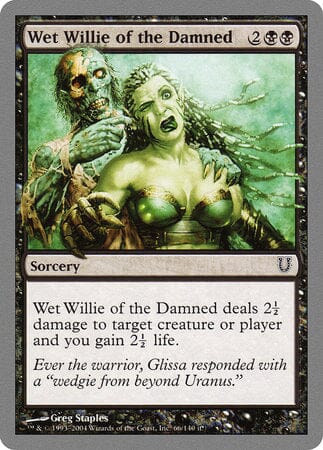 Wet Willie of the Damned [Unhinged] MTG Single Magic: The Gathering  | Multizone: Comics And Games