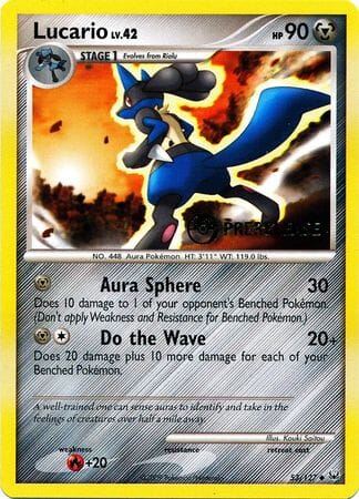 Lucario (53/127) (Prerelease Promo) [Diamond & Pearl: Black Star Promos] Pokemon Single Pokémon  | Multizone: Comics And Games