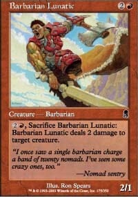 Barbarian Lunatic [Odyssey] MTG Single Magic: The Gathering  | Multizone: Comics And Games