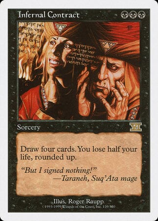 Infernal Contract [Classic Sixth Edition] MTG Single Magic: The Gathering  | Multizone: Comics And Games
