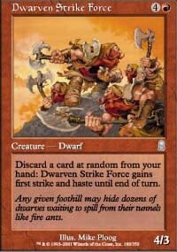 Dwarven Strike Force [Odyssey] MTG Single Magic: The Gathering  | Multizone: Comics And Games