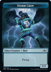 Zombie Employee // Storm Crow Double-sided Token [Unfinity Tokens] MTG Single Magic: The Gathering  | Multizone: Comics And Games