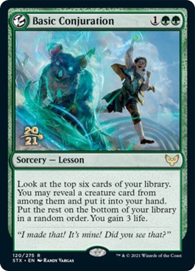 Basic Conjuration [Strixhaven: School of Mages Prerelease Promos] MTG Single Magic: The Gathering  | Multizone: Comics And Games