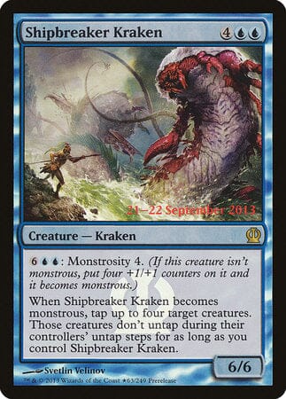 Shipbreaker Kraken [Theros Promos] MTG Single Magic: The Gathering  | Multizone: Comics And Games