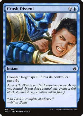 Crush Dissent [War of the Spark] MTG Single Magic: The Gathering  | Multizone: Comics And Games