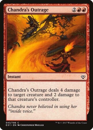 Chandra's Outrage [Archenemy: Nicol Bolas] MTG Single Magic: The Gathering  | Multizone: Comics And Games