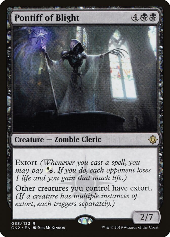 Pontiff of Blight [Ravnica Allegiance Guild Kit] MTG Single Magic: The Gathering  | Multizone: Comics And Games