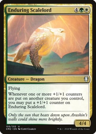 Enduring Scalelord [Commander Anthology Volume II] MTG Single Magic: The Gathering  | Multizone: Comics And Games