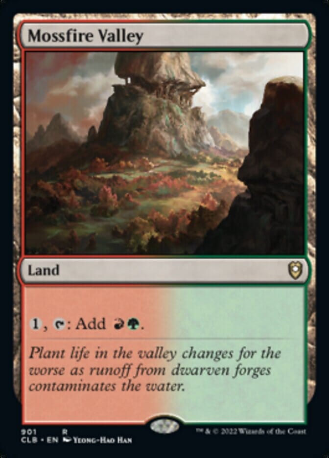 Mossfire Valley [Commander Legends: Battle for Baldur's Gate] MTG Single Magic: The Gathering  | Multizone: Comics And Games