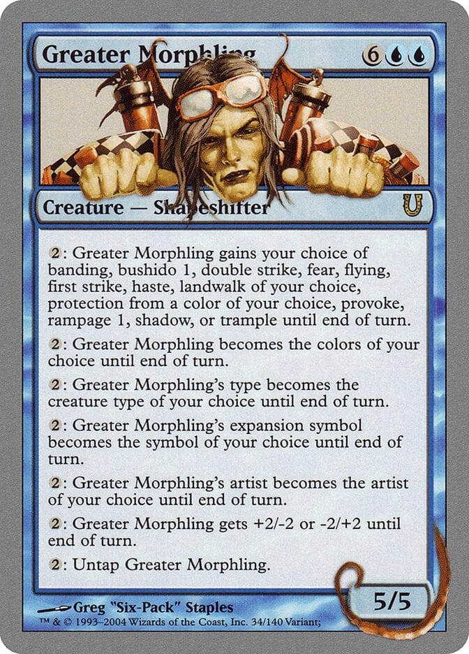 Greater Morphling [Unhinged] MTG Single Magic: The Gathering  | Multizone: Comics And Games