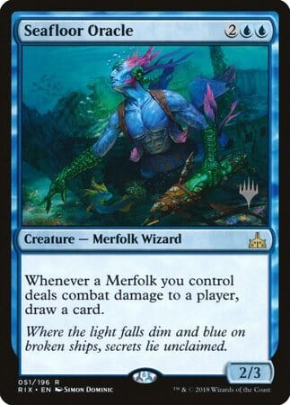 Seafloor Oracle [Rivals of Ixalan Promos] MTG Single Magic: The Gathering  | Multizone: Comics And Games