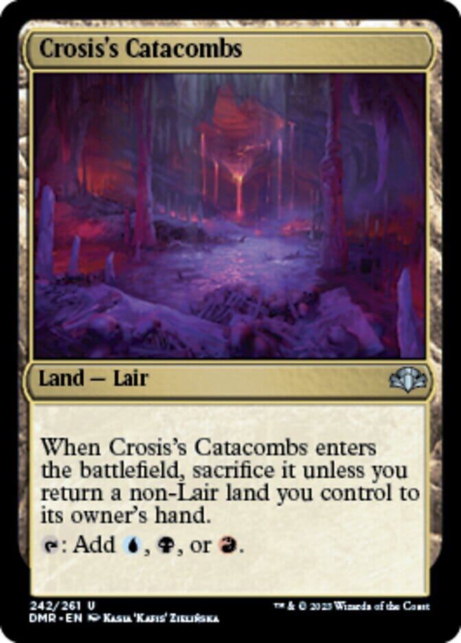 Crosis's Catacombs [Dominaria Remastered] MTG Single Magic: The Gathering  | Multizone: Comics And Games