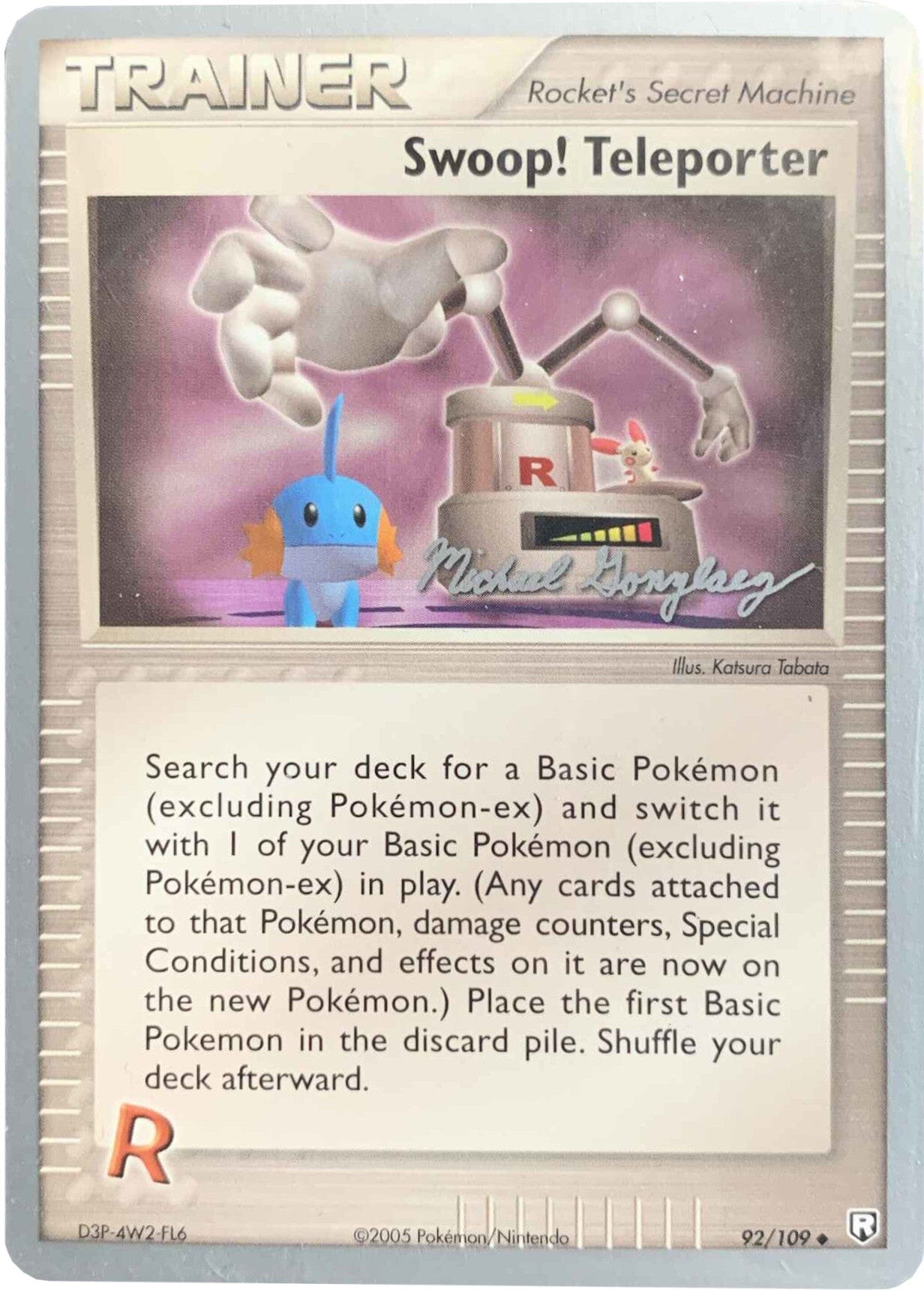 Swoop! Teleporter (92/109) (King of the West - Michael Gonzalez) [World Championships 2005] Pokemon Single Pokémon  | Multizone: Comics And Games