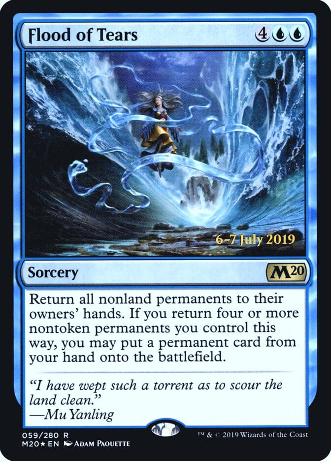 Flood of Tears [Core Set 2020 Prerelease Promos] MTG Single Magic: The Gathering  | Multizone: Comics And Games