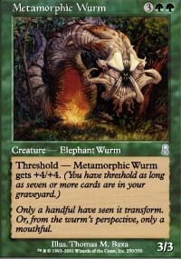 Metamorphic Wurm [Odyssey] MTG Single Magic: The Gathering  | Multizone: Comics And Games